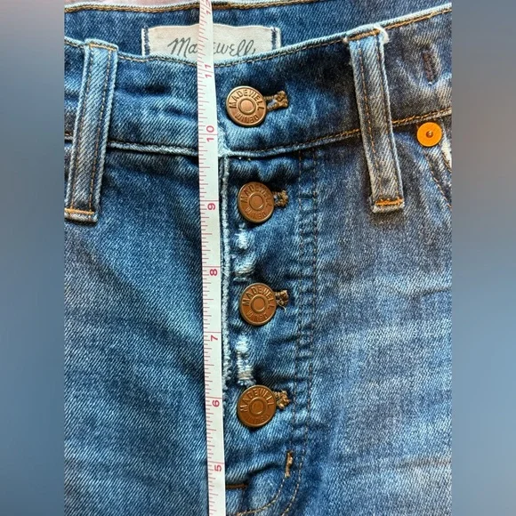 Madewell High Rise Blue Jeans - Picture 14 of 16